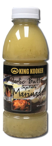 King Kooker 96048 - Mantequilla De Ajo Con Hierbas Inyectabl