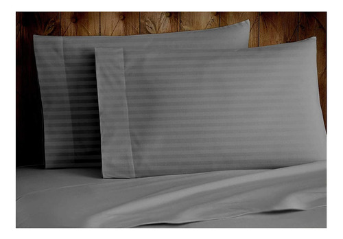 Juego De Dos Fundas De Almohada 100% Algodón Egipcio