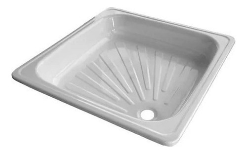 Receptaculo Piso De Ducha Baño 70x70c Acero Alta Resistencia