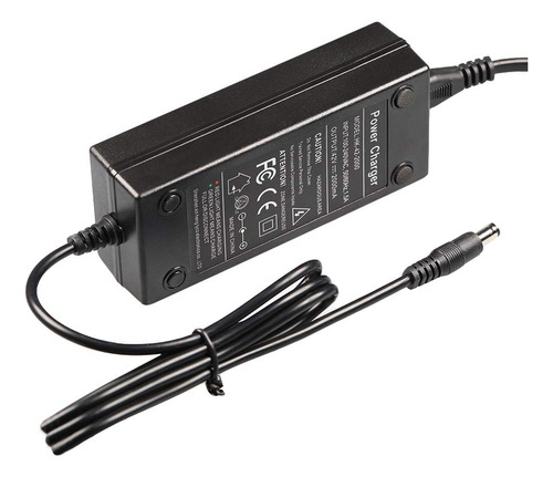 Toeaot Adaptador De Corriente Cc De 42v 2a Conector De 0.217