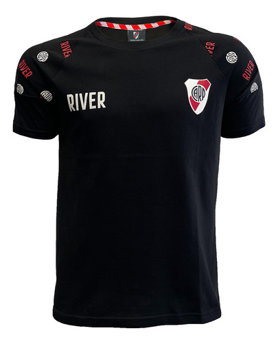 Remera River Plate Con Licencia Oficial Mangas Ranglan