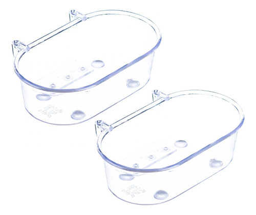Kit 2 Unidades - Banheira Suspensa Média Cristal 240ml