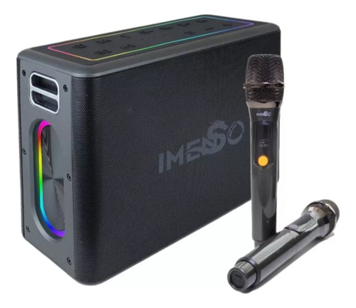 Caixa De Som 60w Imenso Ims-x29 Tws C/ 2 Microfone Sem Fio