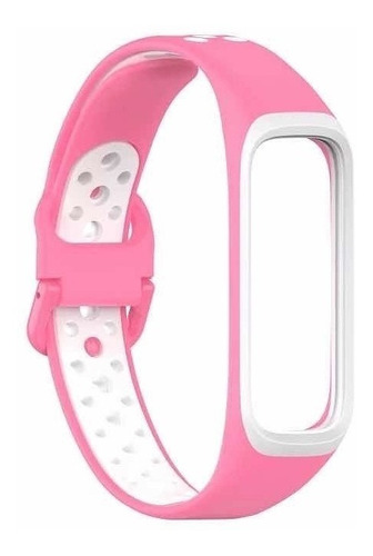 Correa Silicona Para Samsung Galaxy Fit 2 R220 Bicolor