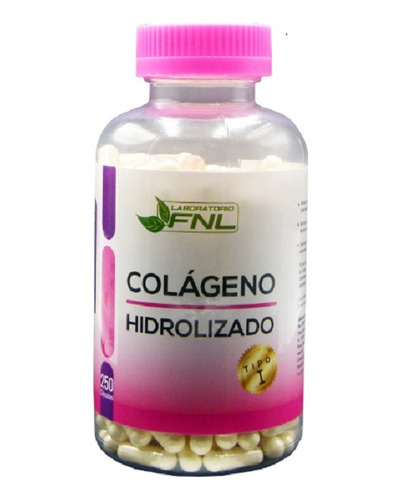 Colageno Hidrolizado 250 Cap. Artrosis- Estrías- Arrugas