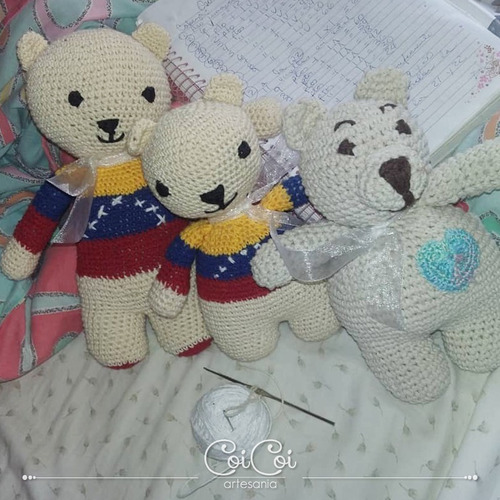 Oso Amigurumi Tejido A Crochet Pequeño 