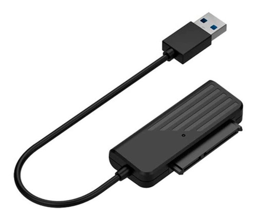 Conversor Adaptador Usb Para Sata Hd De Notebooks 2.5 / Ssd Cor Preto