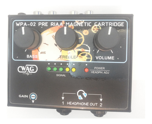 Pre Amplificador Phono Toca Discos Fone De Ouvido (Usado)