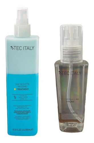 Due Faccetta Tec Italy 300ml Y Silk System Shine 125ml 