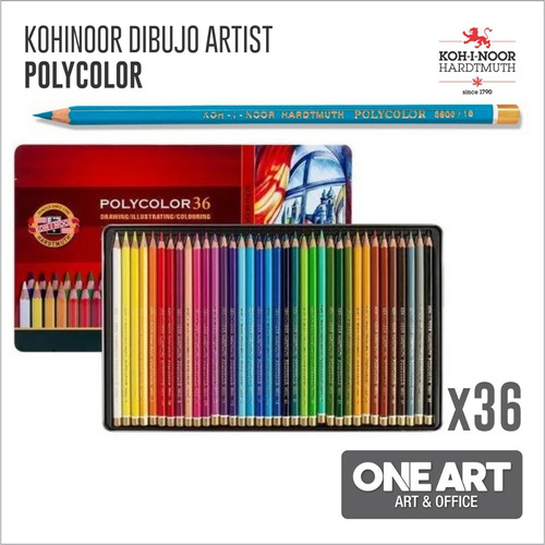 Lápiz de color Koh-i-noor Polycolor pack 36u