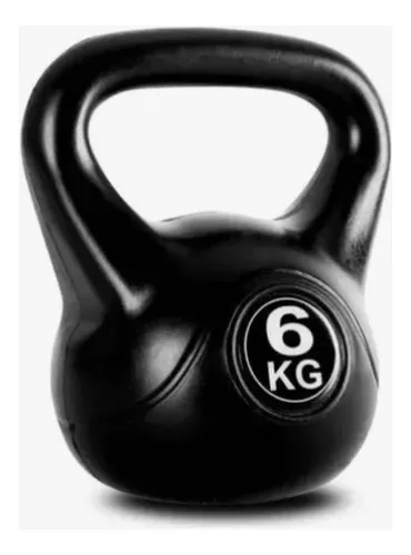 Pesa Rusa Kettlebell Resina 6 Kg Entrenamiento Crossfit