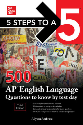 Libro 5 Steps To A 5: 500 Ap English Language Questions T...