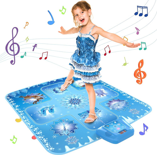 Alfombra De Baile Girlshome - Juguetes De Frozen Para Niñ...