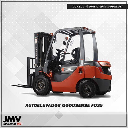 Autoelevador Goodsense Fd25 Torre Doble Y Desplazador.