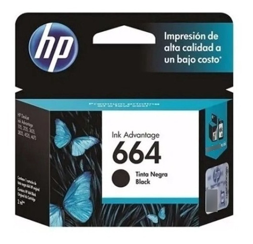 Cartucho Original Hp 664 Negro Para Hp 1115 2135 3635 2675 