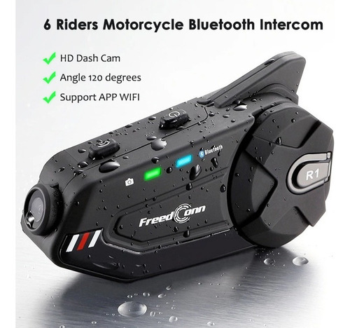 ¡ Intercomunicador Bluetooth Con Cámara Y Grabadora De