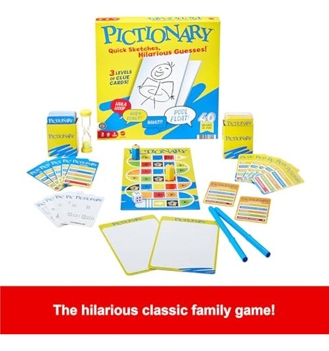 Juego De Mesa Y Dibujo Mattel Games Pictionary Para