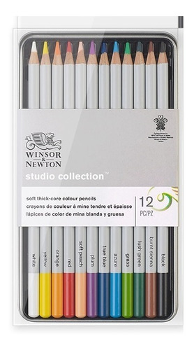 Winsor & Newton Lapices De Color Studio Collection X12