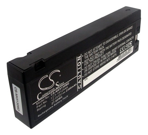 Bat 12 V 2300 Mah Nihon Kohden Cardiofax 8830a, Bp88