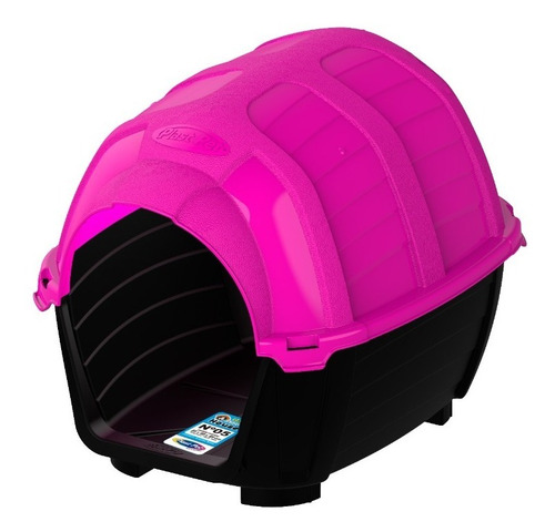 Casinha Para Cães Stone House Plast Pet - Rosa Nº5