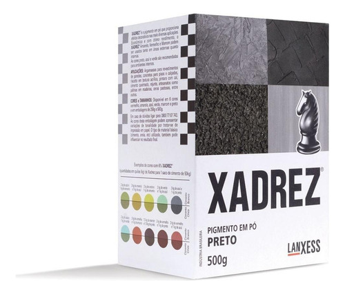 Pigmento Po Xadrez Preto 500g  67741