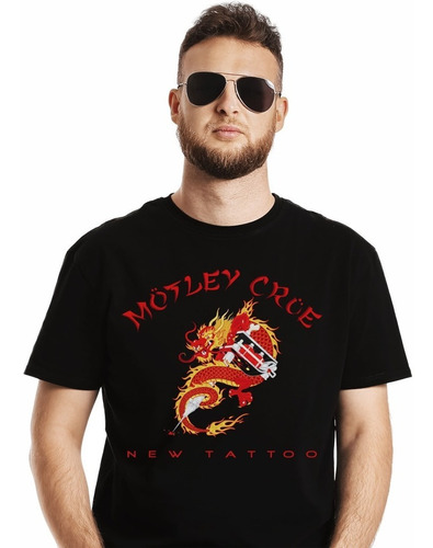 Polera Motley Crue New Tatoo Rock Impresión Directa