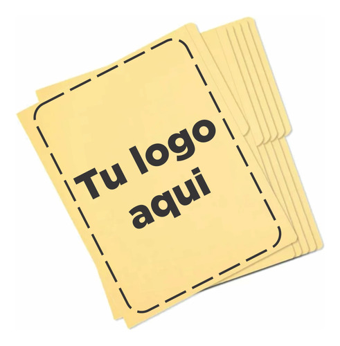 Folder Carpeta Personalizada Full Color 500 Piezas Tam.carta