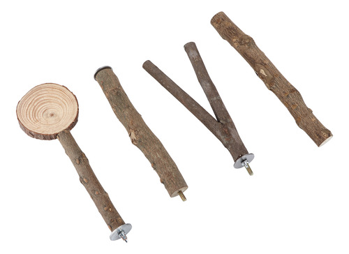 Juego De Palillos Para Juguetes De Pájaros, Soporte De Mader