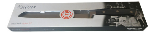 Cuchillo serrado para rebanar pan Masterchef, colección Carrefour, color acero inoxidable