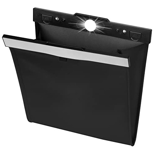 Cubo De Basura Inteligente Automóvil Luz Led, Bolsa De...