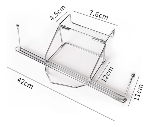 Longitud Continua Los 42cm Del Soporte Del Bolso Del Rollo