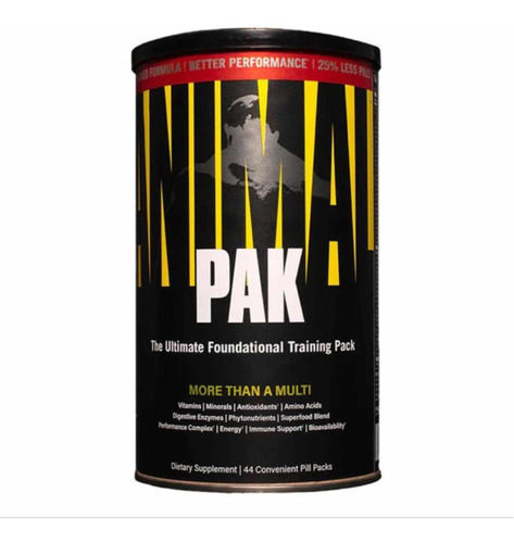 Animal Pack Multivitaminico - Unidad a $597