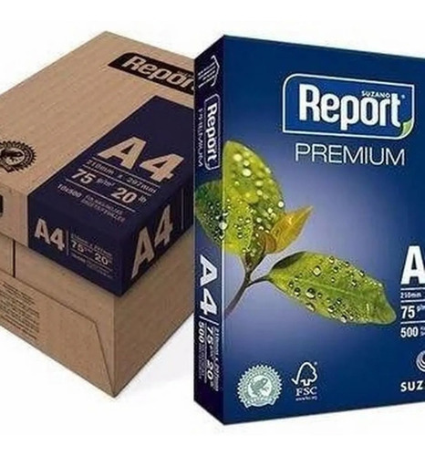 Promoção Folha De Papel Report Sulfite A4 Pacote 500 Folhas