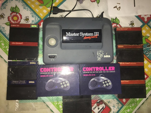 Master System 3 Compact C/ 9 Cartuchos !!!