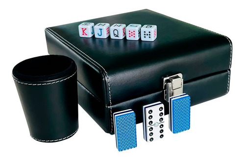 Casino Domino Rombos Azul