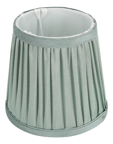Candelabros De Pared Con Pantalla De Tela Verde, 6 Piezas