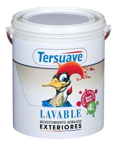 Latex Lavable Exterior Tersuave Colores 4 Litros