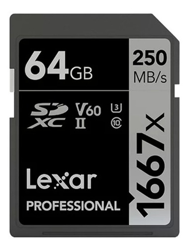 Cartao Memoria 64gb Sdxc Lsd64gcb1667 250 Mb/s Com Garantia