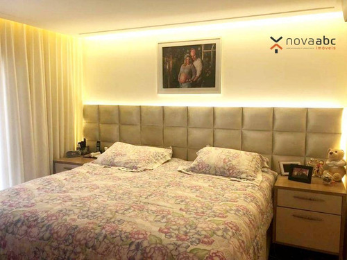 Apartamento Alto Padrão Em Condomínio Resort, Com 3 Suítes À Venda, 177 M² Por R$ 1.950.000 - Campestre - Santo André/sp - Ap1551