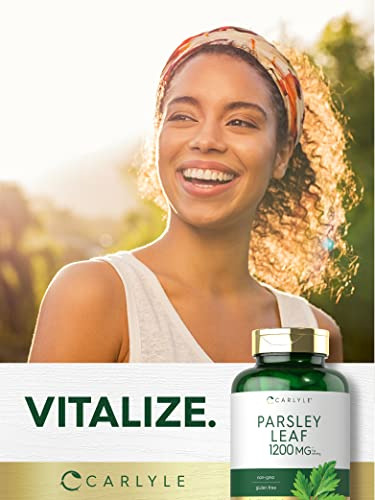 Suplemento Carlyle Parsley Leaf, Cápsulas De 1200 Mg, 300 Un