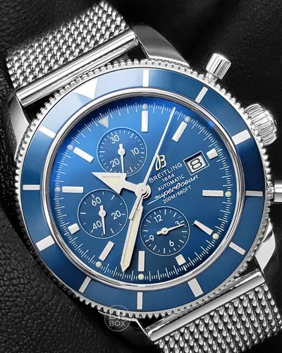 Breitling Superocean Heritage Chronograph Blue Dial 46mm