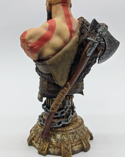 Busto Kratos God Of War Resina 3d 12 Cms