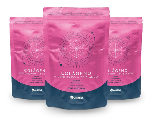 Plan 60 Dias Colágeno Hidrolizado Goldfish + Té Blanco Sabor Guaraná