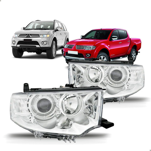 Par Farol L200 Triton Ano 2013 2014 2015 Pajero Dakar