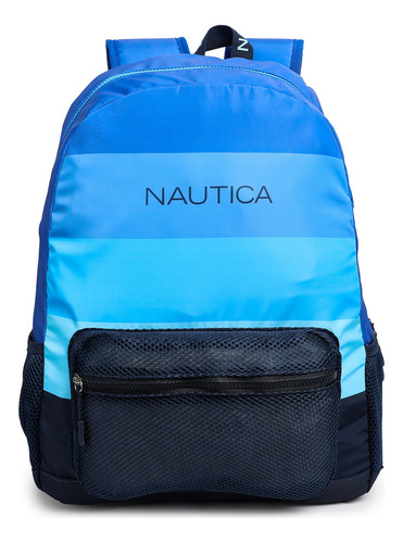 Mochila Backpack Juvenil Nautica Con Sección Para Laptop.