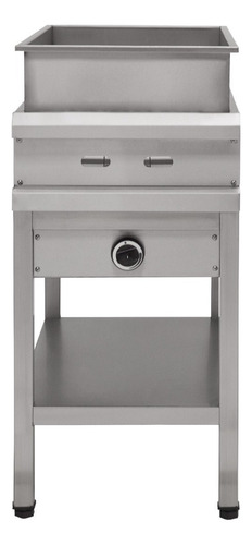 Anafe Industrial Baño Maria 380 Acero Inox Con Base Master Color Plateado