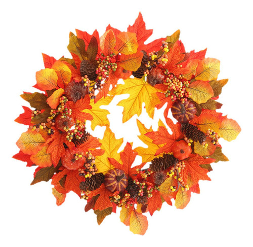/ Corona De Otoño, Corona De, Hojas De Arce, Corona De