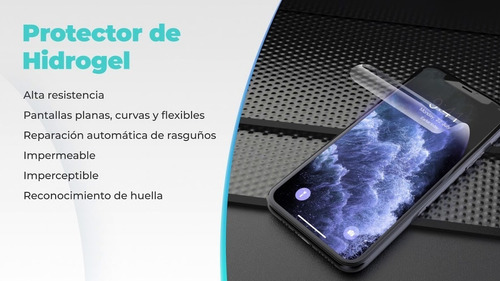 Mica Hidrogel Hd Blackberry Key2 Delantero + Trasero