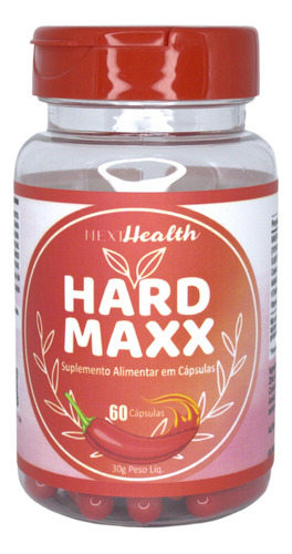 Hard Maxx Next Health performance Para Saude Masculina 60cap Sabor Sem Sabor