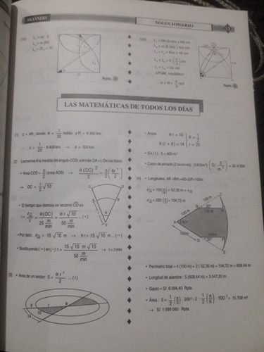 Libro Matemática Solucionario 5° Secundaria Puémape (Usado)